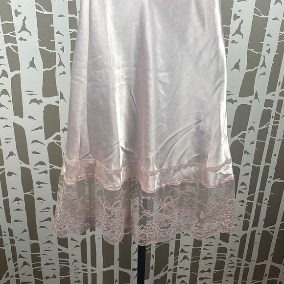 Lady Cameo Dallas Vintage Pink Satin Slip M - Picture 10 of 15